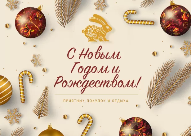 С наступающим Новым годом!